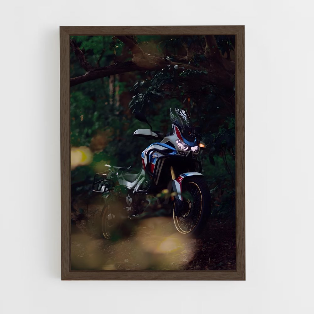 Poster splendide moto Africa Twin CRFL – affiche Honda Moto (vue 5)